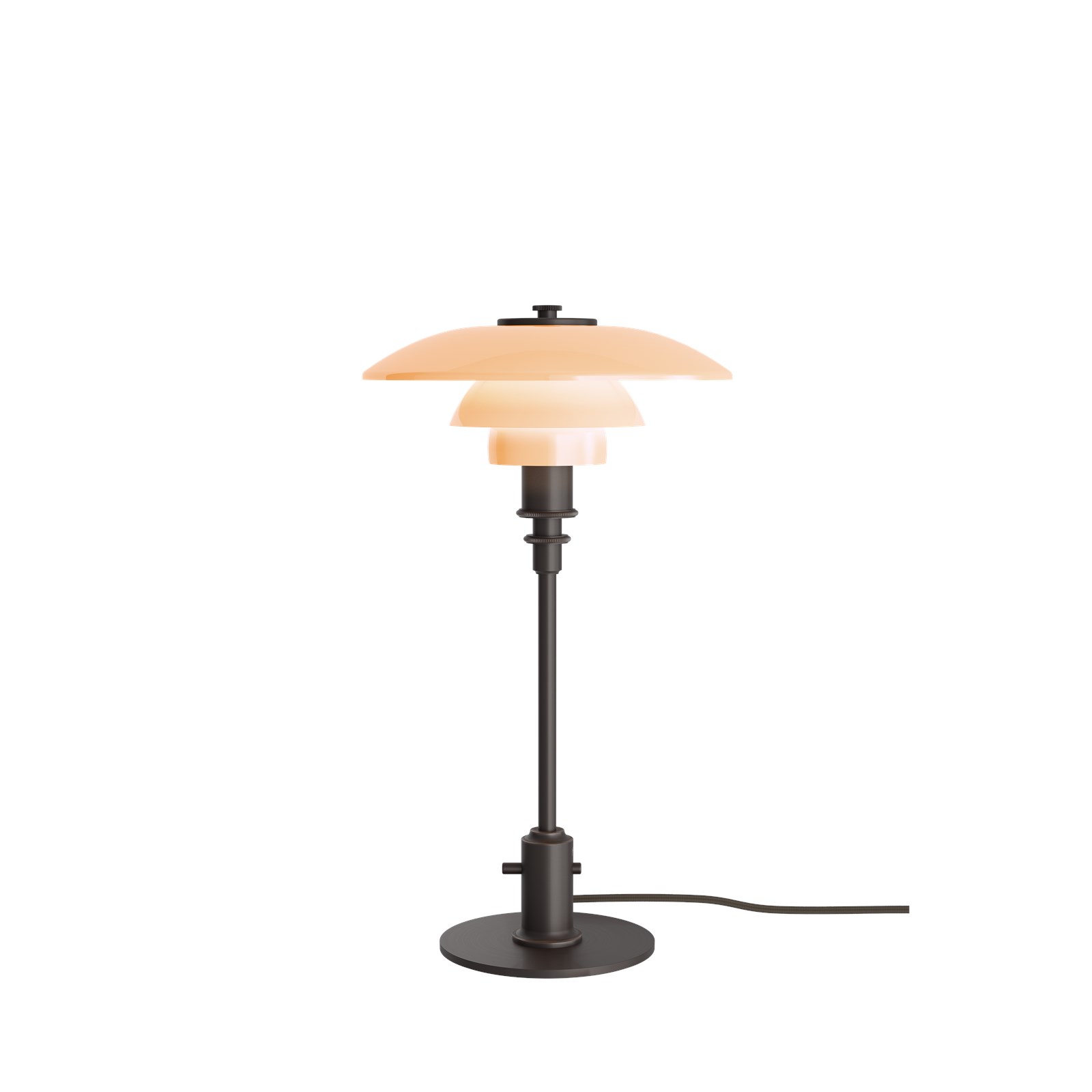 LOUIS POULSEN PH 2/1 Dusty Terracotta Bordlampe - Limited edition